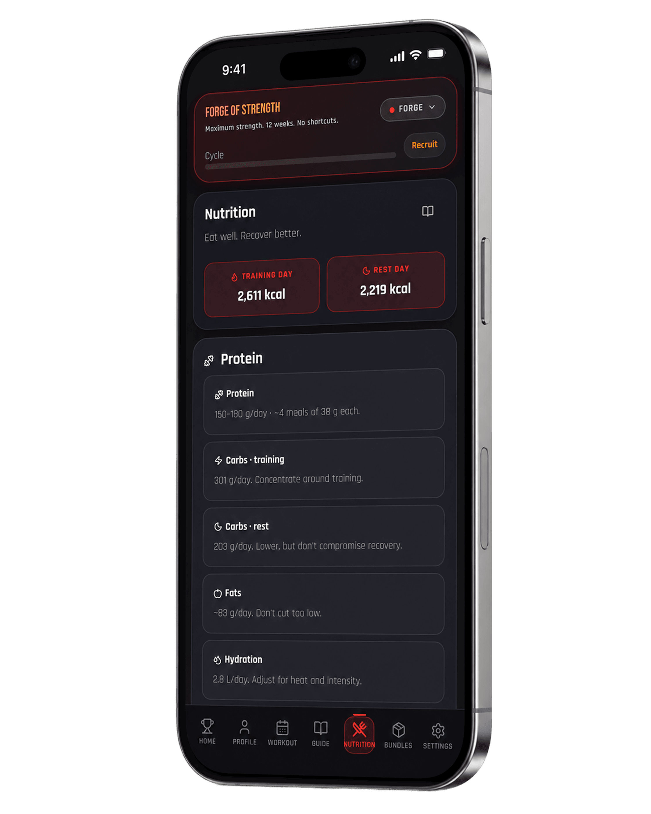 Nutrition screen